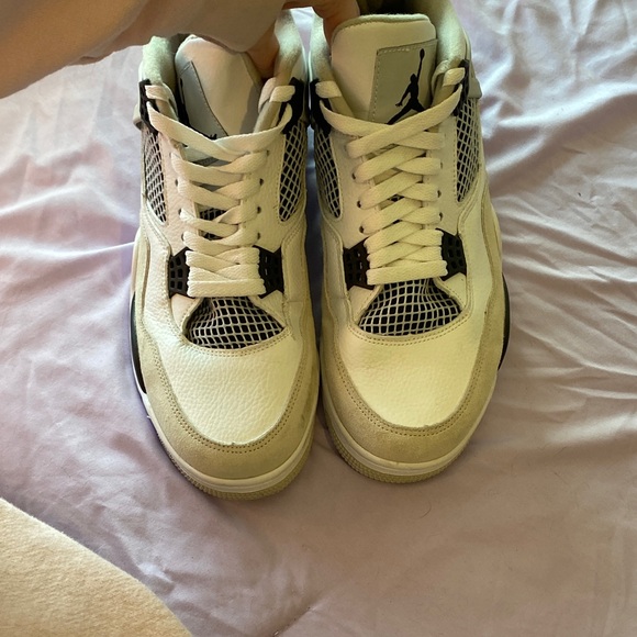 Jordan Men's White and Black Sneakers - Picture 5 of 11